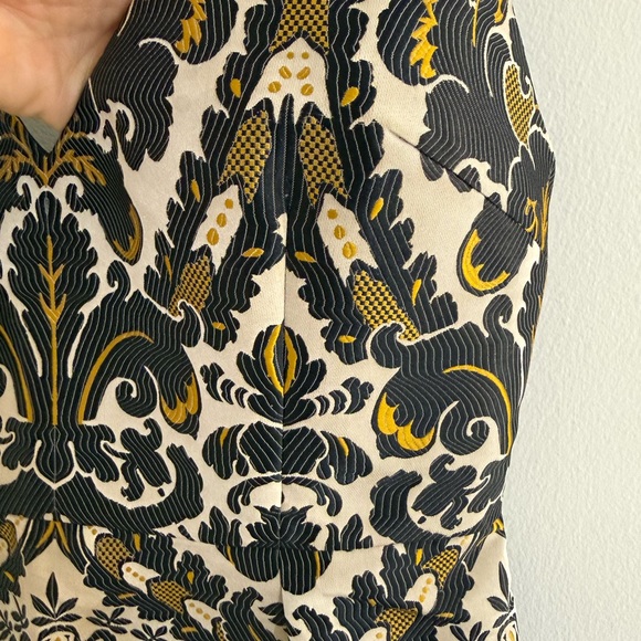 Free People Size 6 Black and Gold Mini Dress - Picture 5 of 15